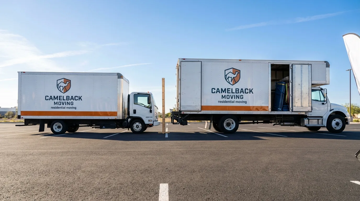 Moving truck size capacity guide in Manson